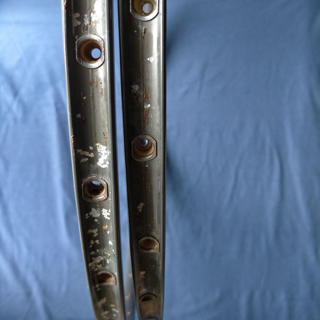 【80s☆フランス製】MAVIC G.E.L280 ガンメタ 32h