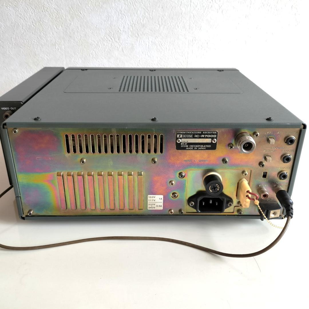 ★動作品★ICOM IC-R7000＋TV-R7000J 広帯域受信機