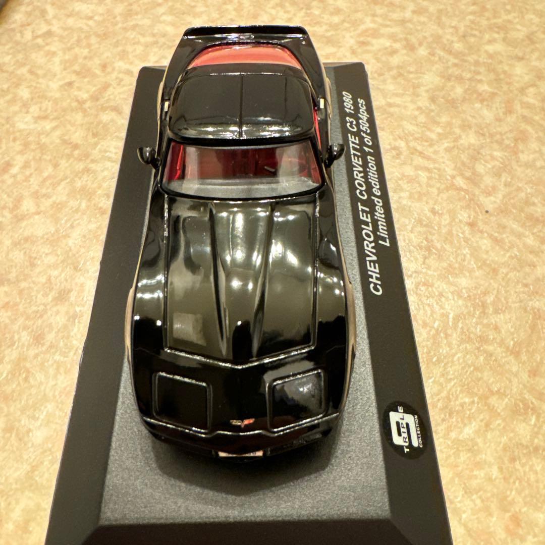 トリプル9 コレクション シボレー コルベット C3 1980 ミニカー