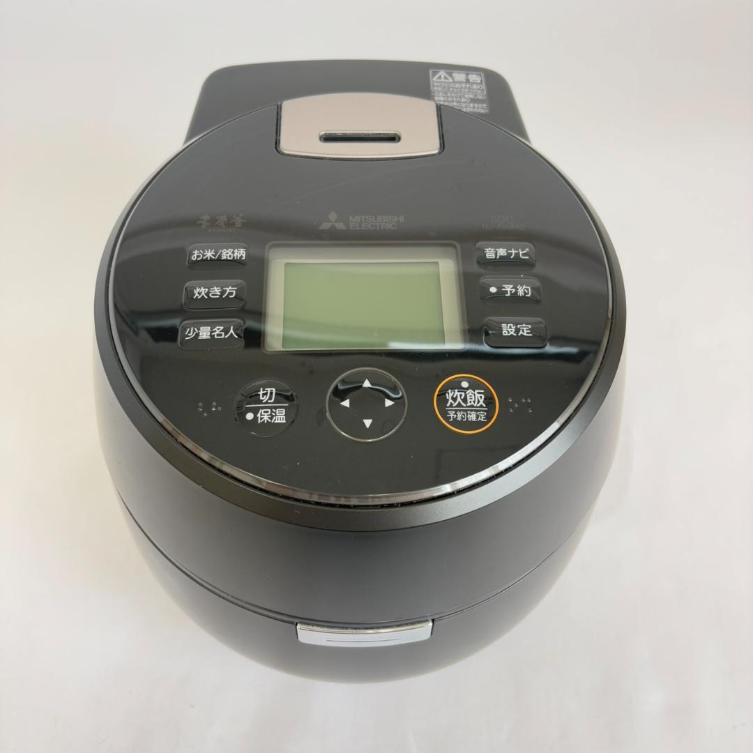 三菱 NJ-AWA10-B 炊飯器 ブラック 1.0L