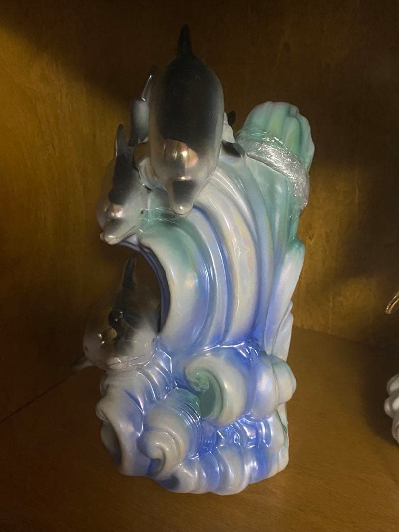 希少♦️ドルフィン ブランデー 3匹♦️オリジナル ブルー♦️未開封♦️美品♦️送料込