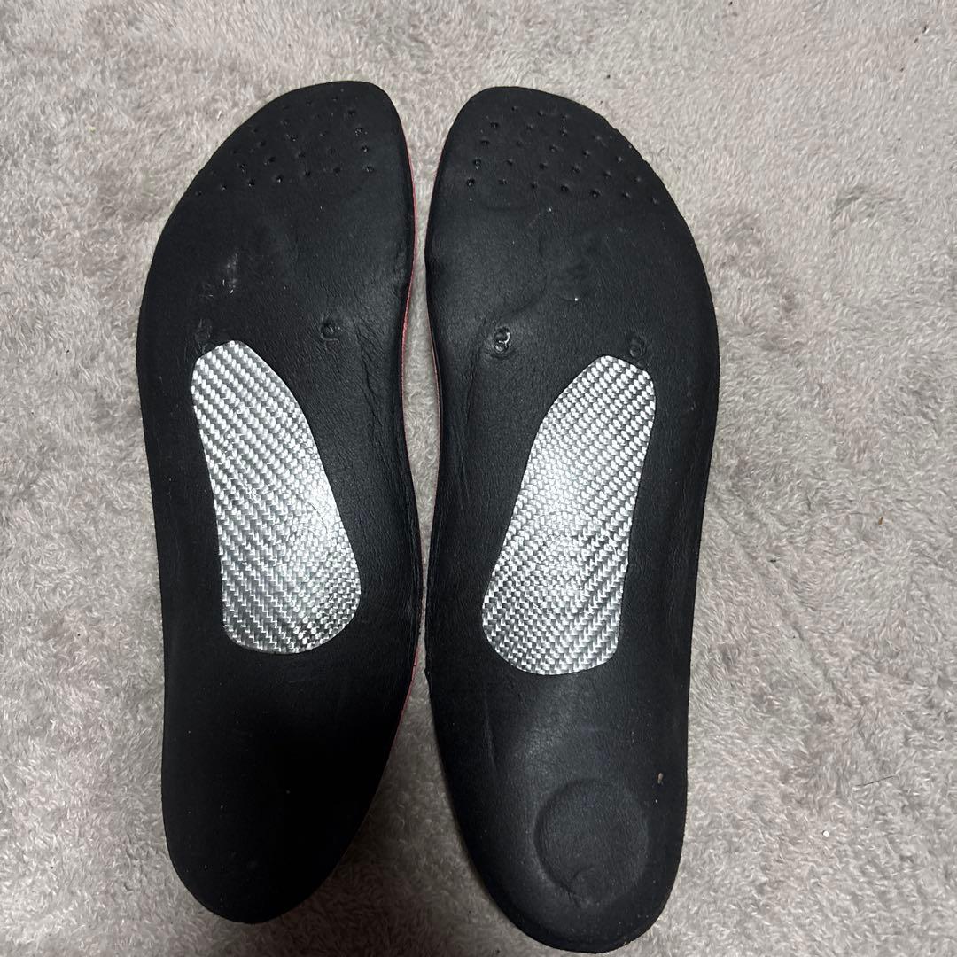 SOLESATR 自転車用インソール レッド24.5㎝