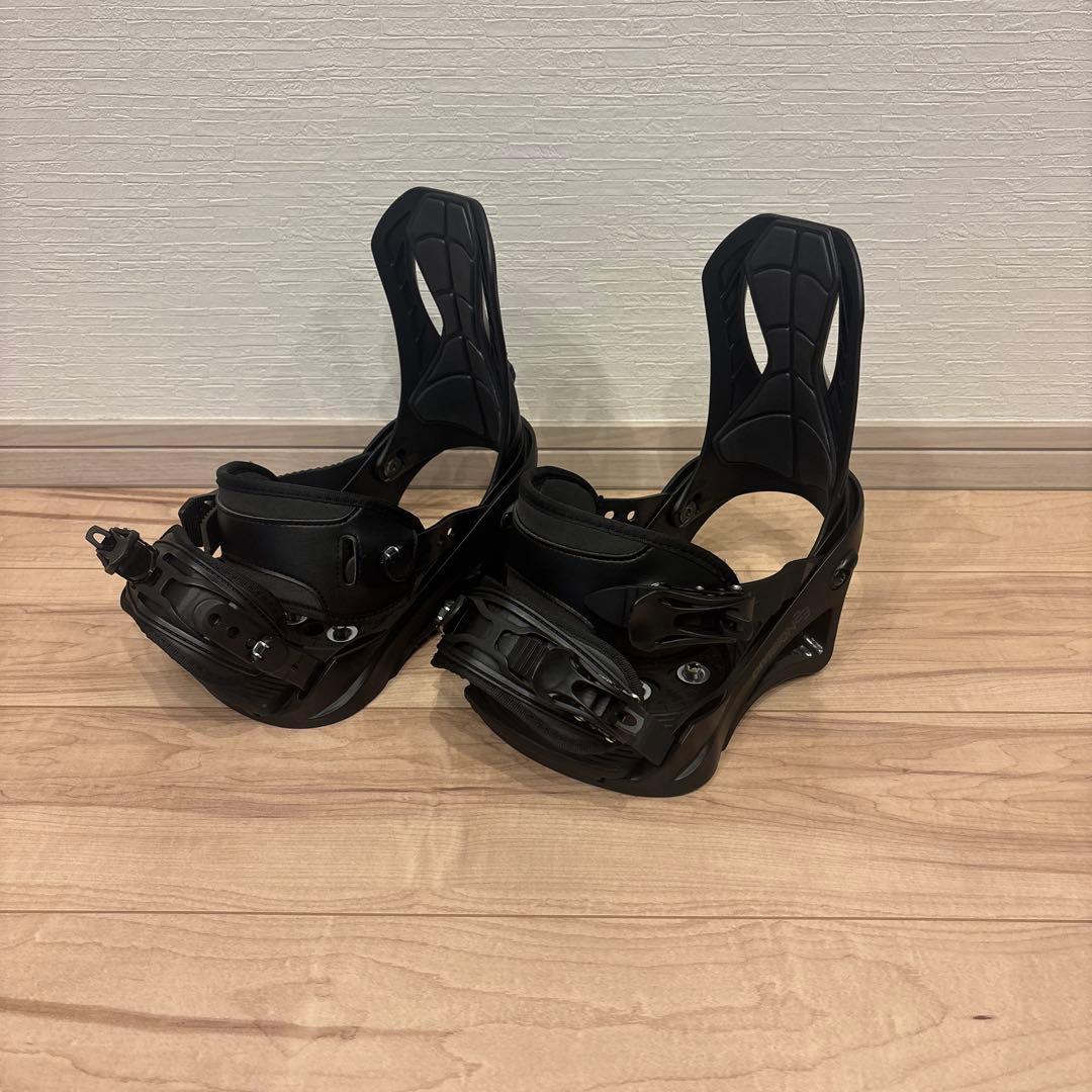 ブラック スノーボード ビンディング