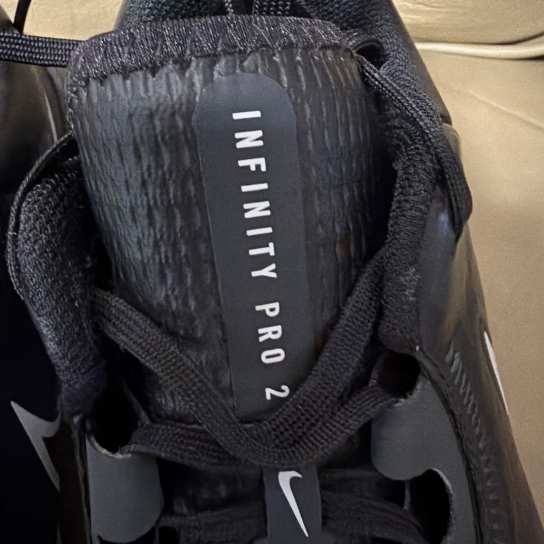 【中古美品】NIKEGOLF INFINITY PRO 2 ブラック系27.5㎝
