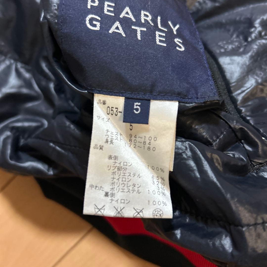 PEARLY GATES リバーシブルジャケット　レッド&ネイビー サイズ5