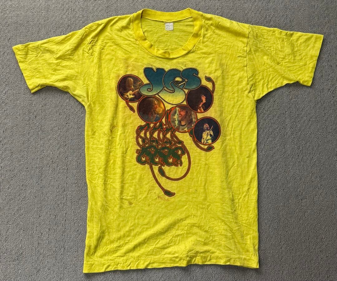 ミュージシャン 1970's [yes] promotional t shirts