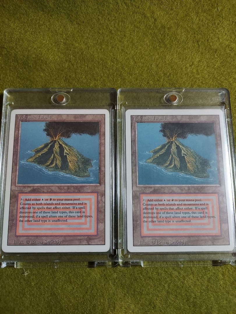 MTG Volcanic  ボルカニックアイランド 2枚セット(黄)