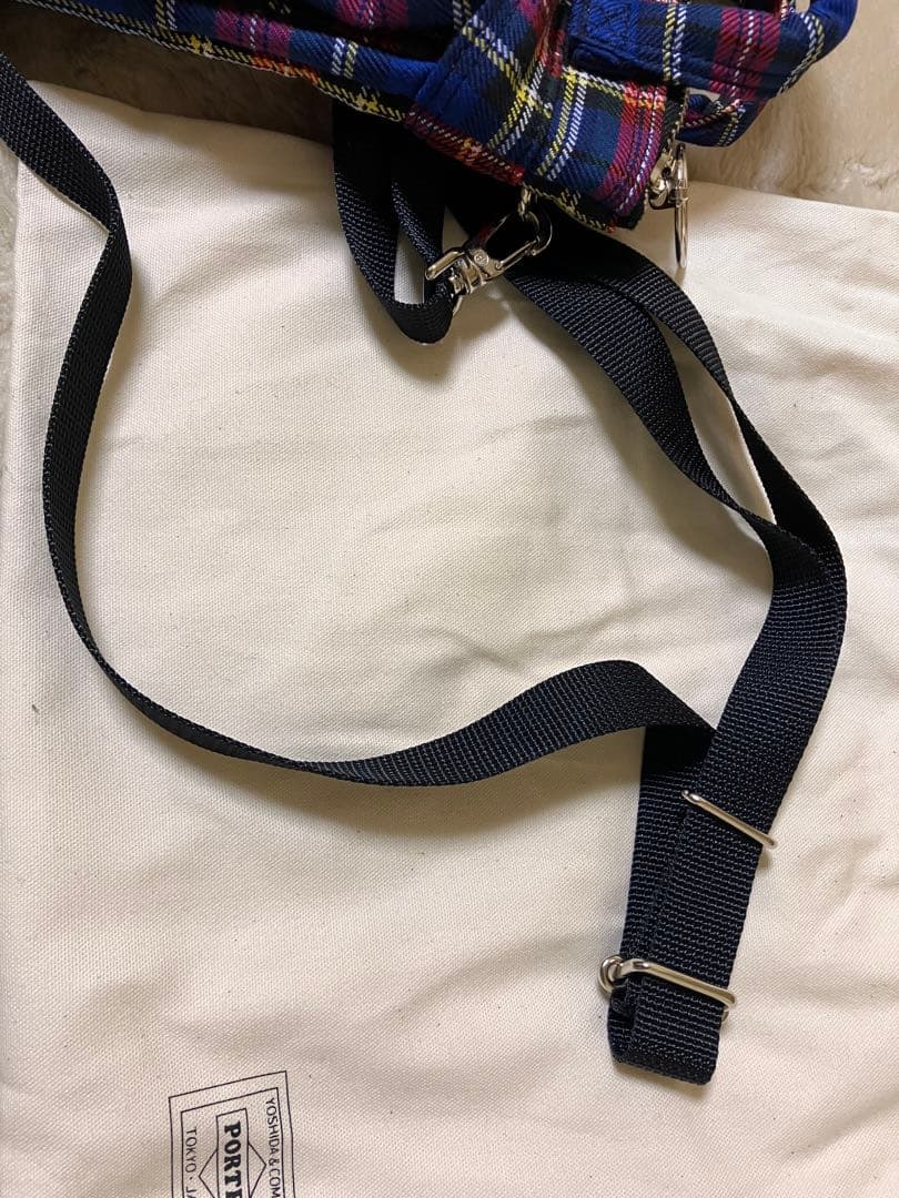 ポーター ハウル　タータン　ショルダーバック