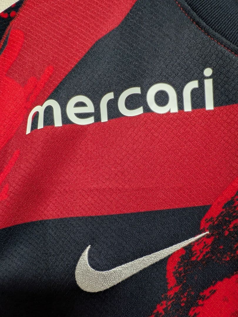 【鹿島アントラーズ】鈴木優磨選手25'国立限定レプリカユニフォームレッドLサイズ