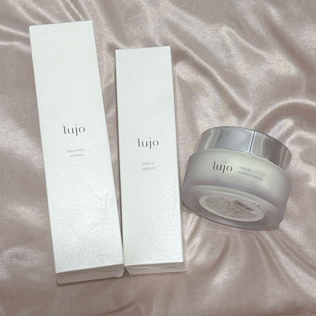 lujo アクアピールローション& エンリッチエッセンス&ヒアロニードルクリーム