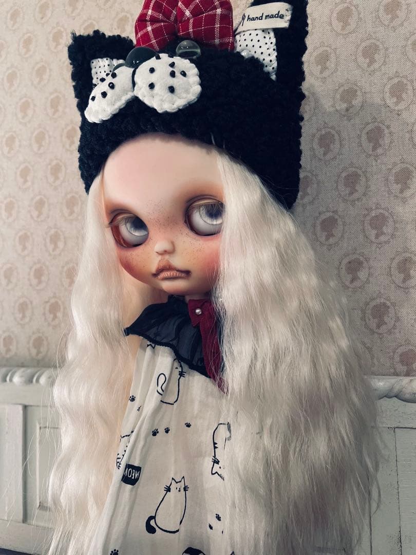 カスタム アイシードール 頭皮付きモヘア アウトフィット付属