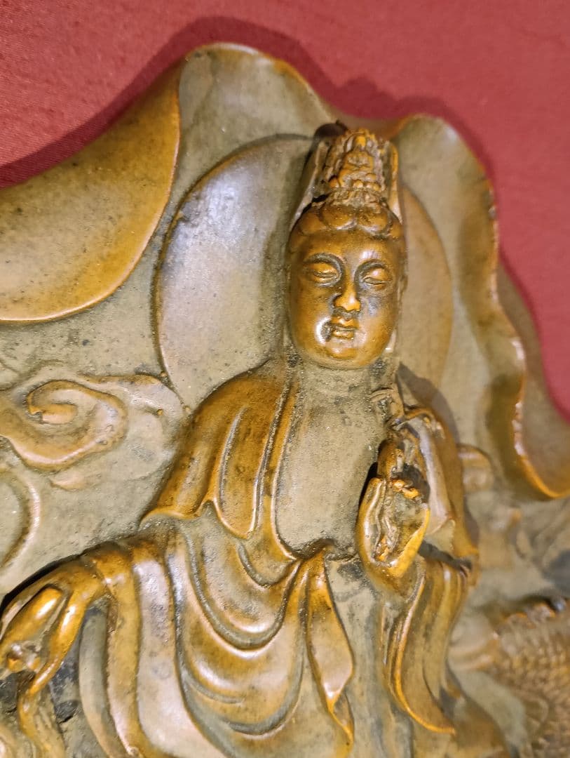 ☆激レア！激安価格！☆騎龍観音菩薩（龍上観音菩薩）