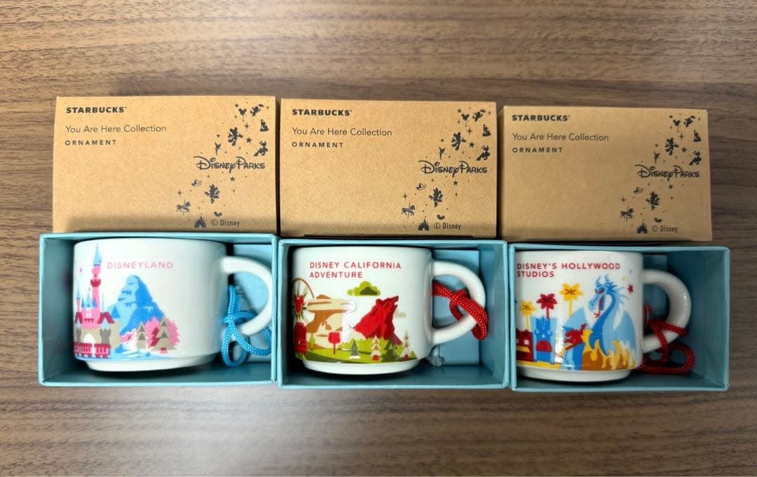 カリフォルニア　フロリダ　ディズニー　スターバックス　オーナメント
