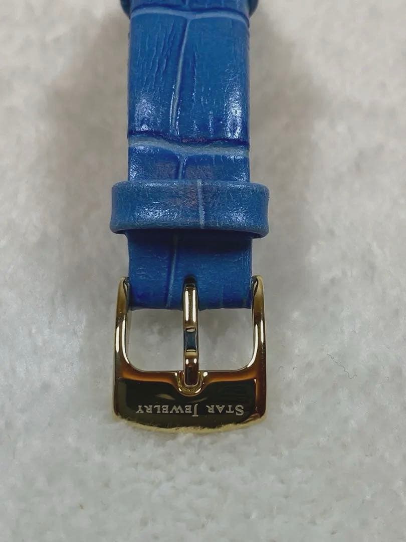 【美品】STAR JEWELRY スタージュエリー　ストーンフェイス　腕時計