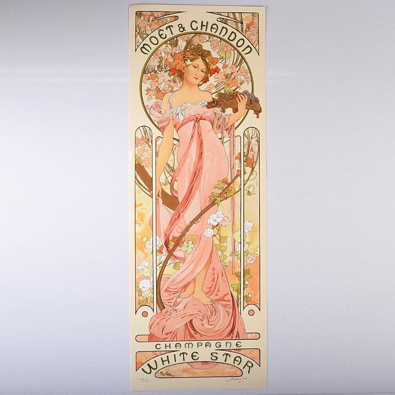 アルフォンス・ミュシャ　シャンパンホワイトスター　190/300　VR8695B