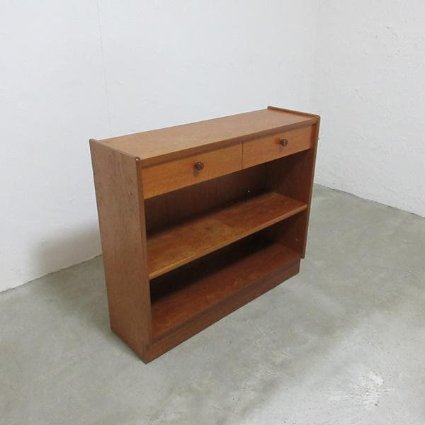 イギリス ビンテージ 家具 Nathan ブックケース 本棚 英国 6166e