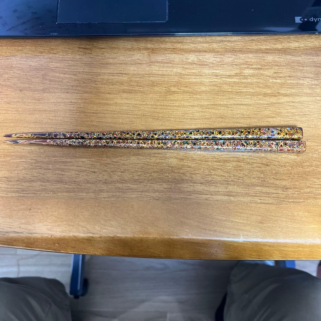 若狭塗箸 本漆•螺鈿箸27cm