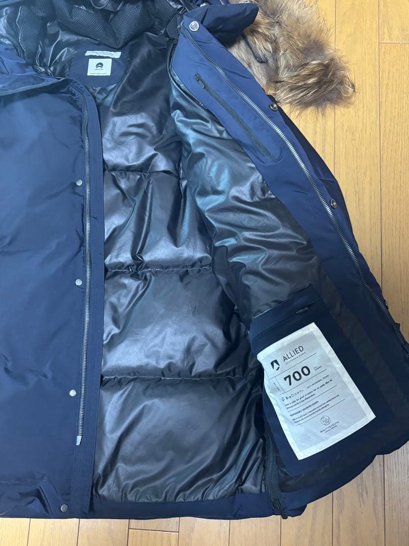 beauty&youth 小松マテーレ ダウンジャケット XL ネイビー