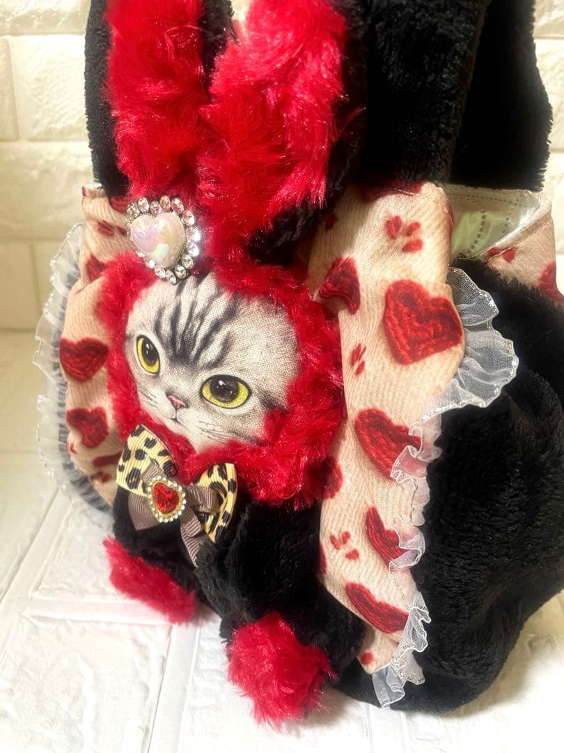 さ*ー様 コヤンイサムチョン　ハンドメイド ふわふわ　トートバック