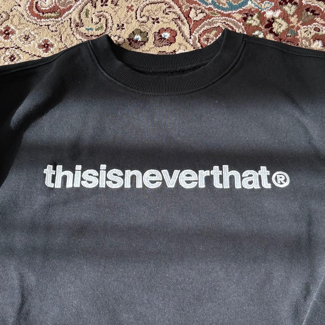 【定番】thisisneverthat ロゴスウェット 韓国ストリート 裏起毛