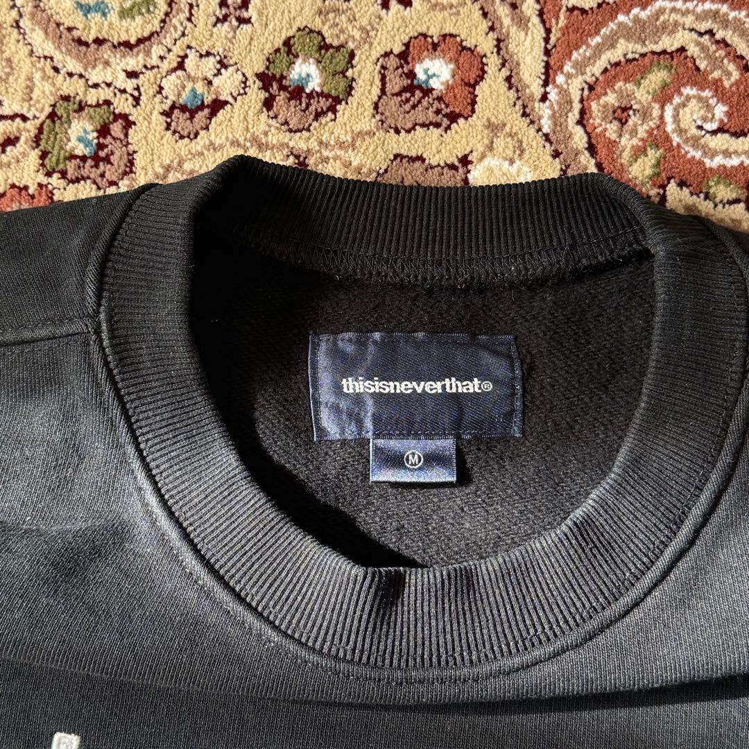 【定番】thisisneverthat ロゴスウェット 韓国ストリート 裏起毛