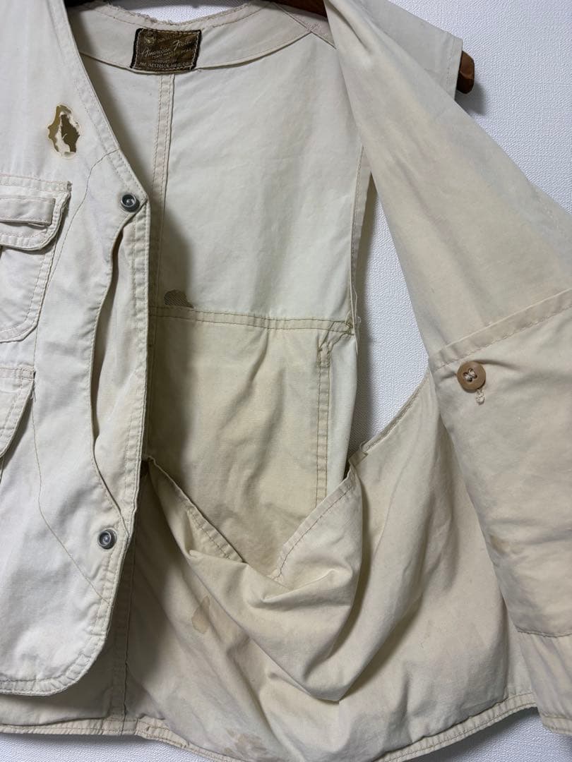 50's american field ベスト　ハーフムーン　ヴィンテージ