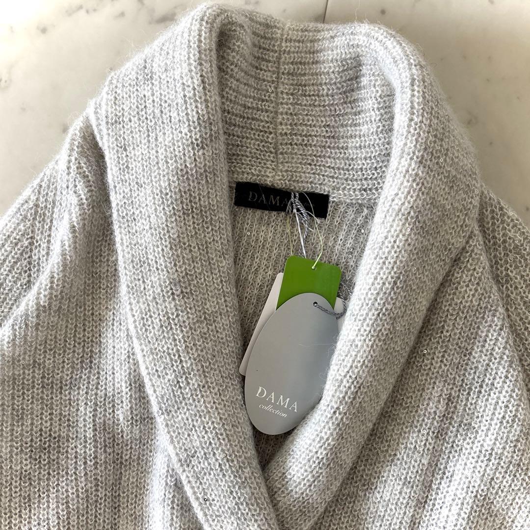 新品未使用 ダーマコレクション アルパカ混 ニットガウン 3L 大きいサイズ