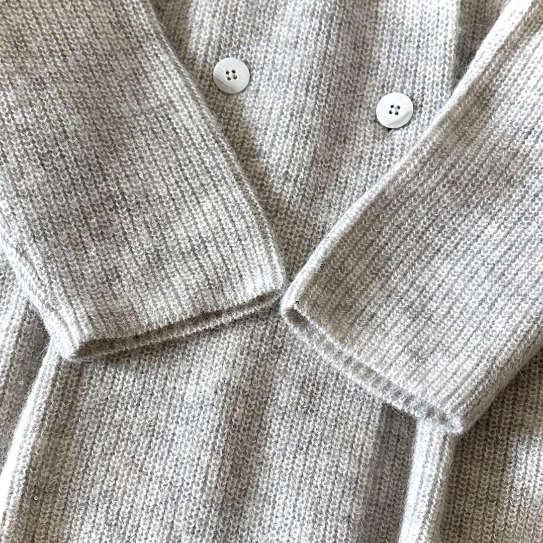 新品未使用 ダーマコレクション アルパカ混 ニットガウン 3L 大きいサイズ