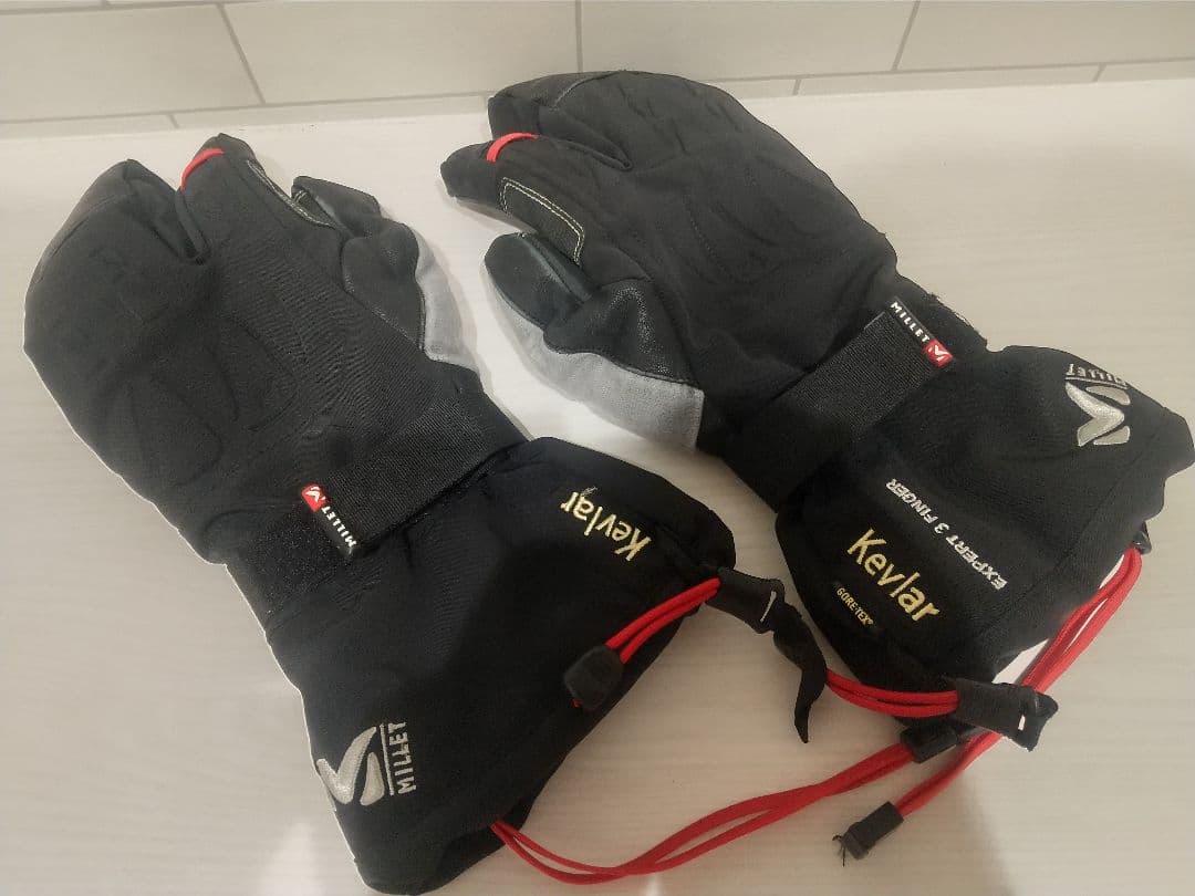Millet Kevlar 3本指 スキー グローブ XL