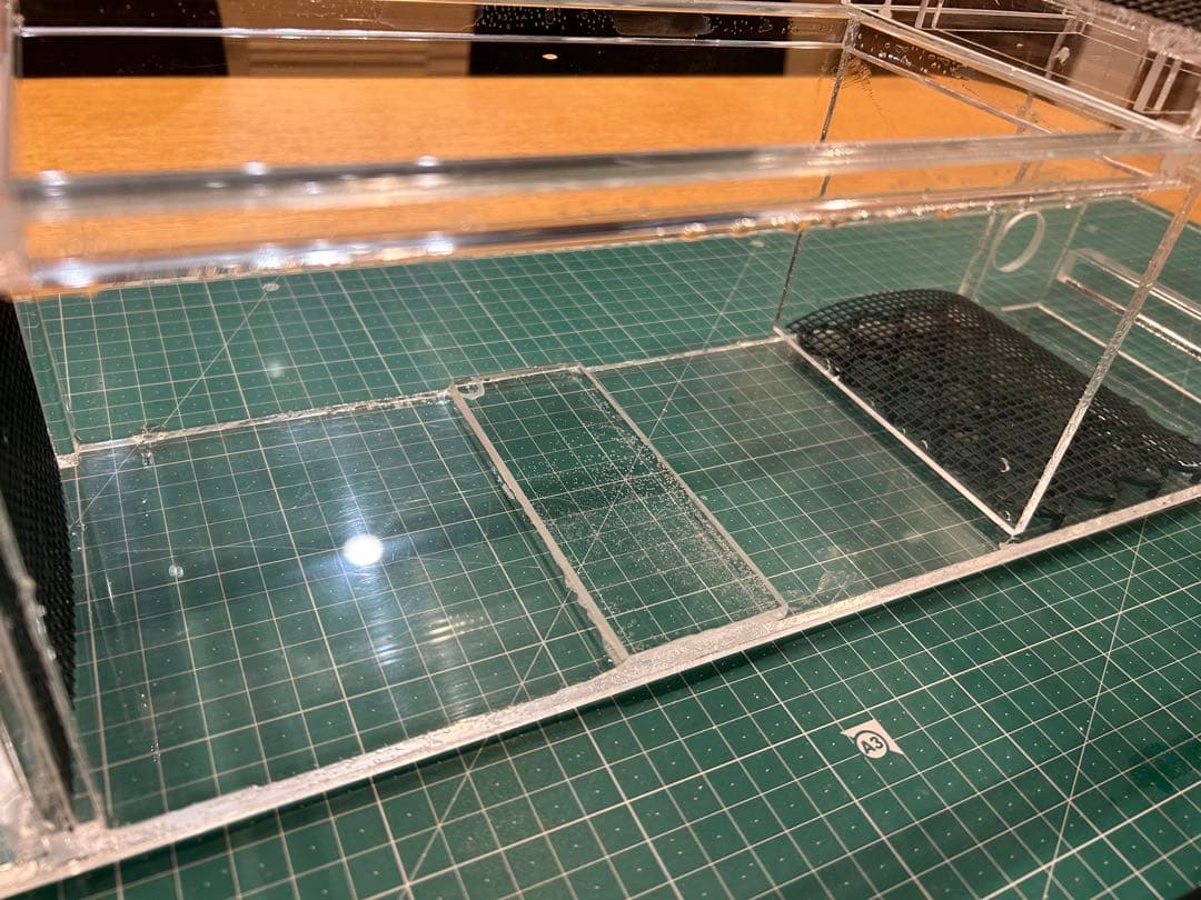 【訳あり】60㎝水槽用　上部濾過式アクアリウム水槽アクアポニックス仕様B