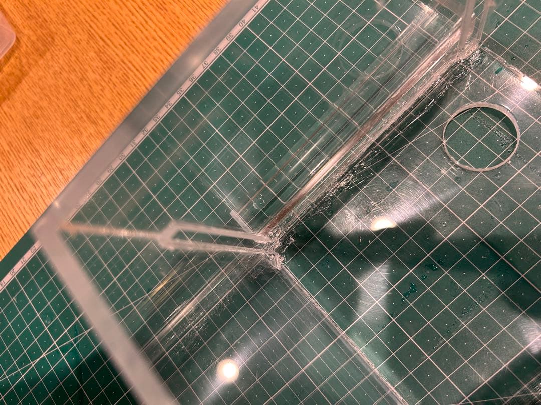 【訳あり】60㎝水槽用　上部濾過式アクアリウム水槽アクアポニックス仕様B