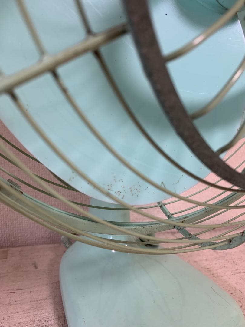 G0713-08★三菱 12インチ扇風機 ミントグリーン