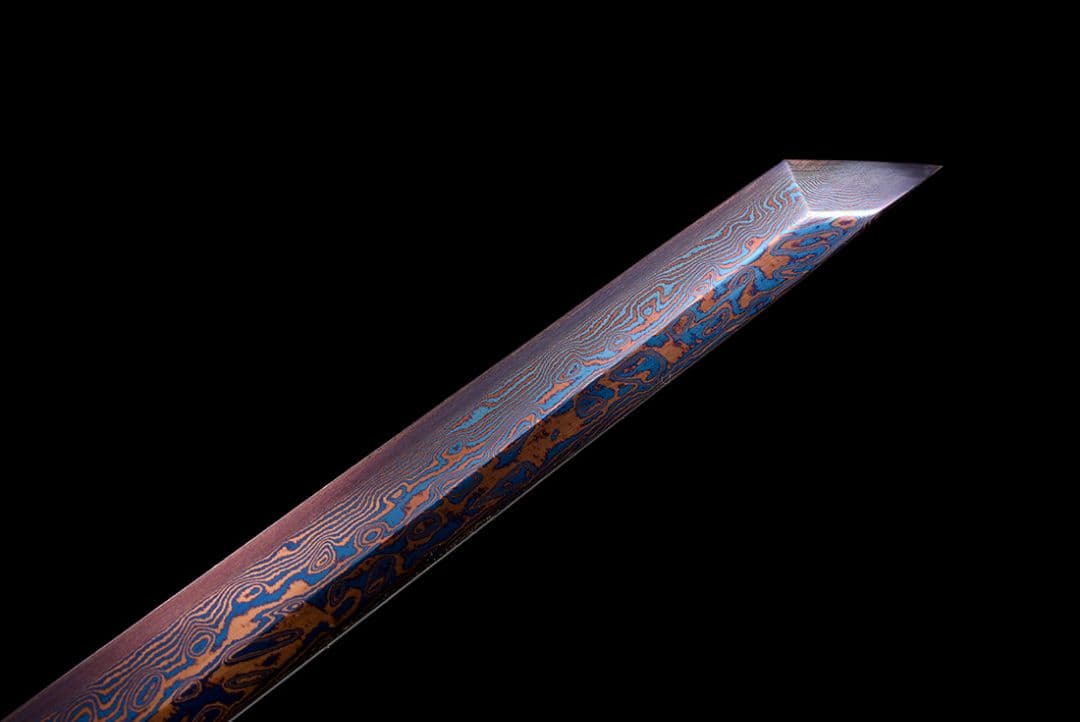 26寸六角八面白楡素装唐刀  武具　刀装具　日本刀　模造刀   居合刀 『嵐切』