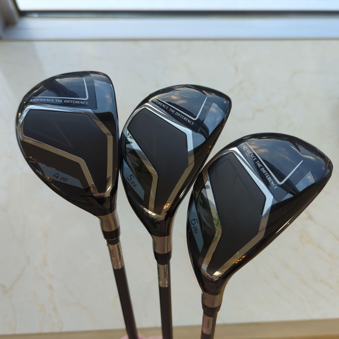 ゼクシオ14 ユーティリティ　ハイブリッド4、5、6の3本セット　シャフトSR