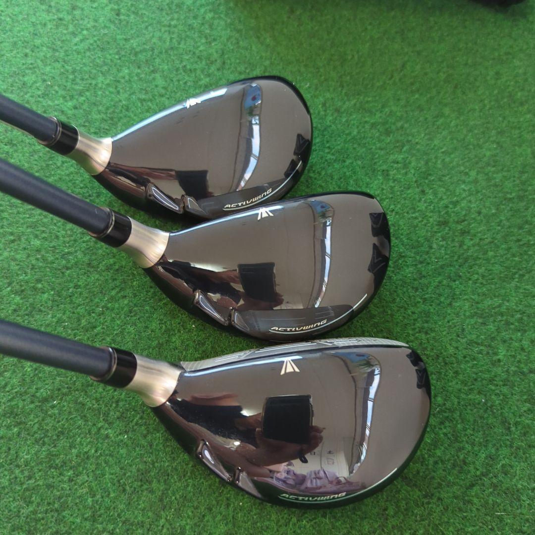 ゼクシオ14 ユーティリティ　ハイブリッド4、5、6の3本セット　シャフトSR