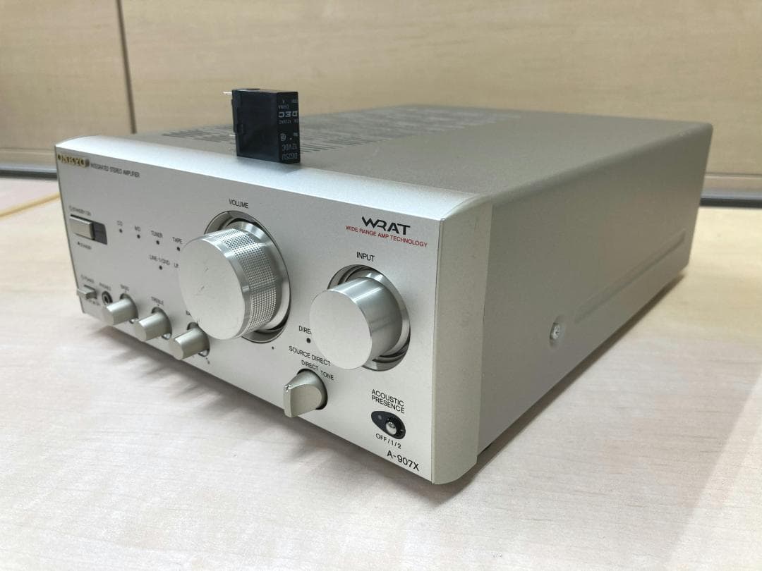 ★整備済み★ONKYO　A-907X　SPリレー交換済み　上級機　取説　美品⑦