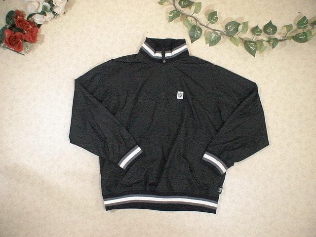 62652 NFL GOLF ジップアップジャケット　黒　サイズM