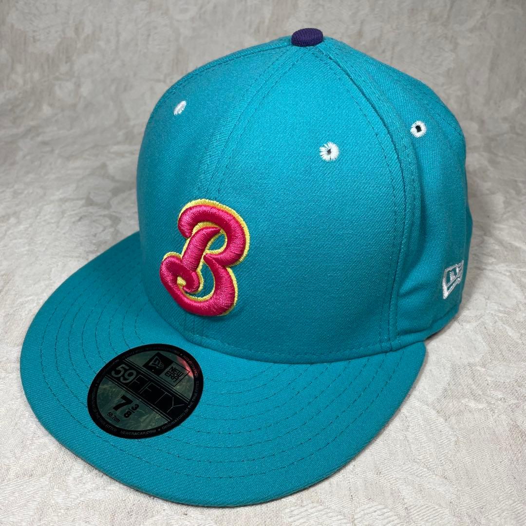 横浜ベイスターズ NEW ERA キャップ 旧ロゴ β ベータ ミント