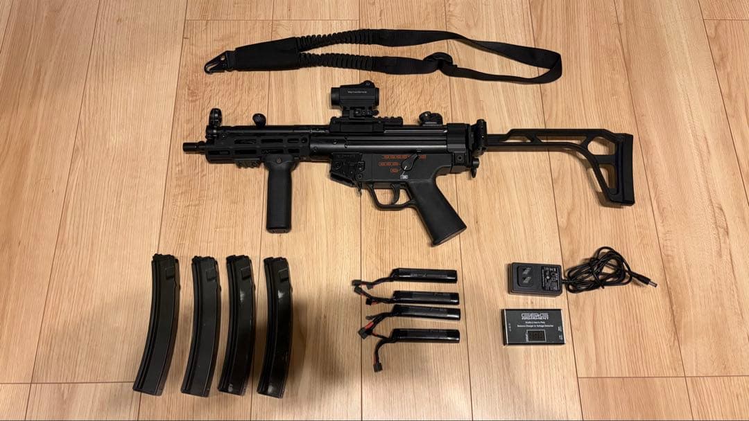 値下げ！【総額14万超】【美品】東京マルイ 次世代MP5A5 外部カスタム品