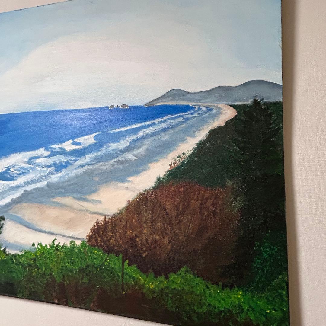 海の風景 アクリル画