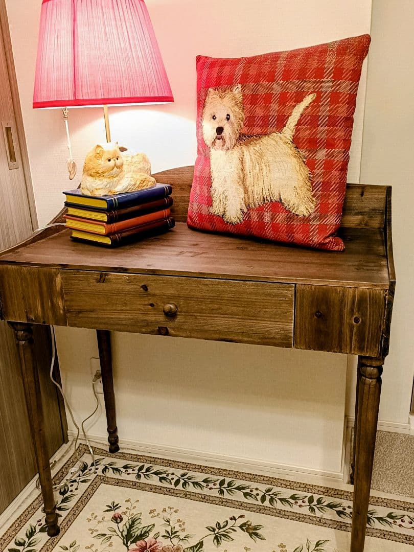 ライティングデスク　デスク　アンティーク　大正ロマン　明治ロマン　引き出し付き