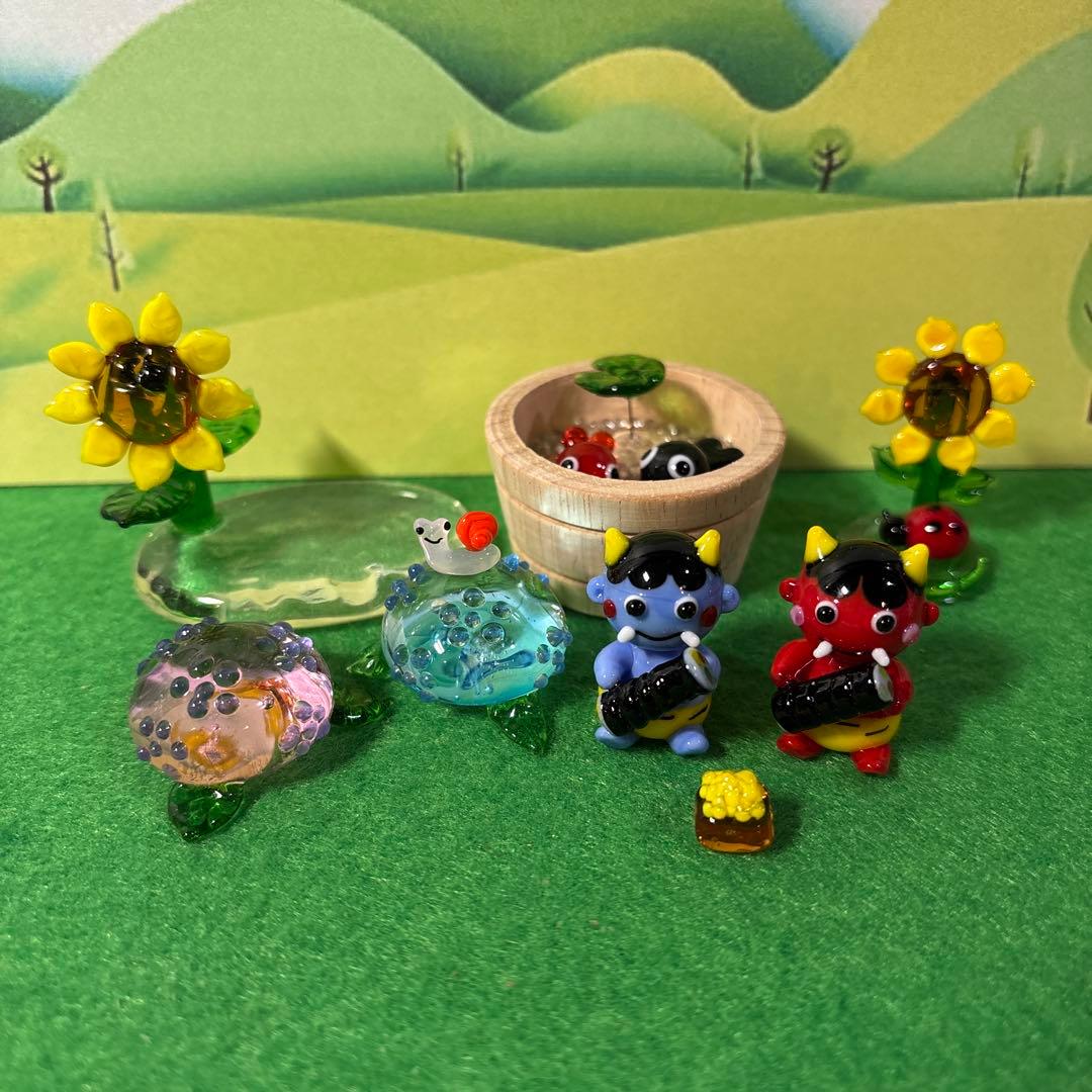 tom　ガラス細工　ミニチュア