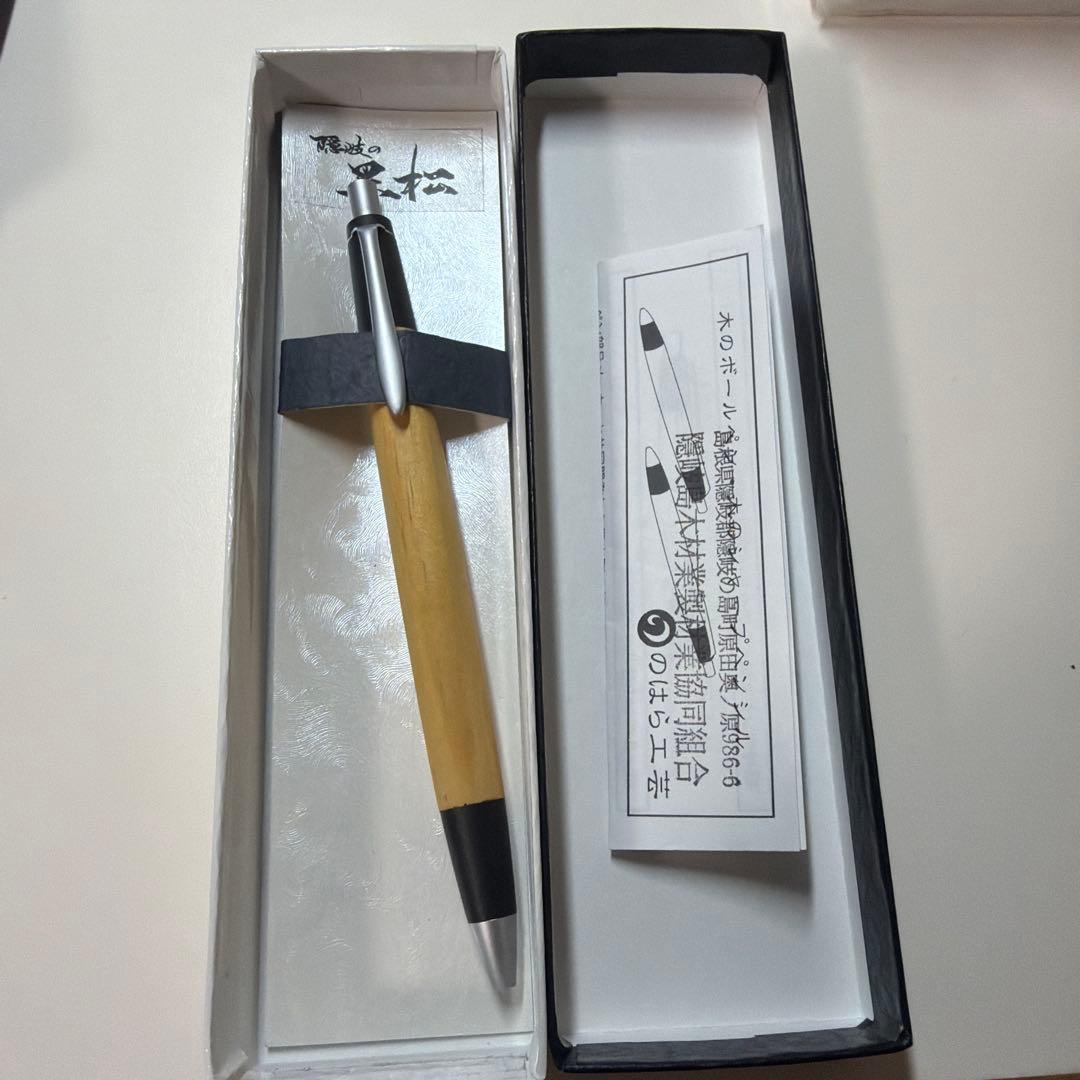 いんぬ　野原工芸木製シャープペンシル 箱入り