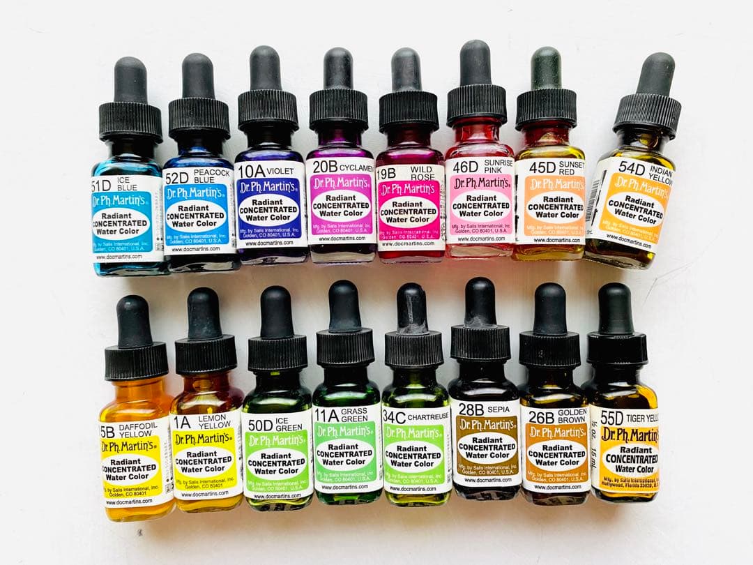 ドクターマーチン　ラジアント　16色セット