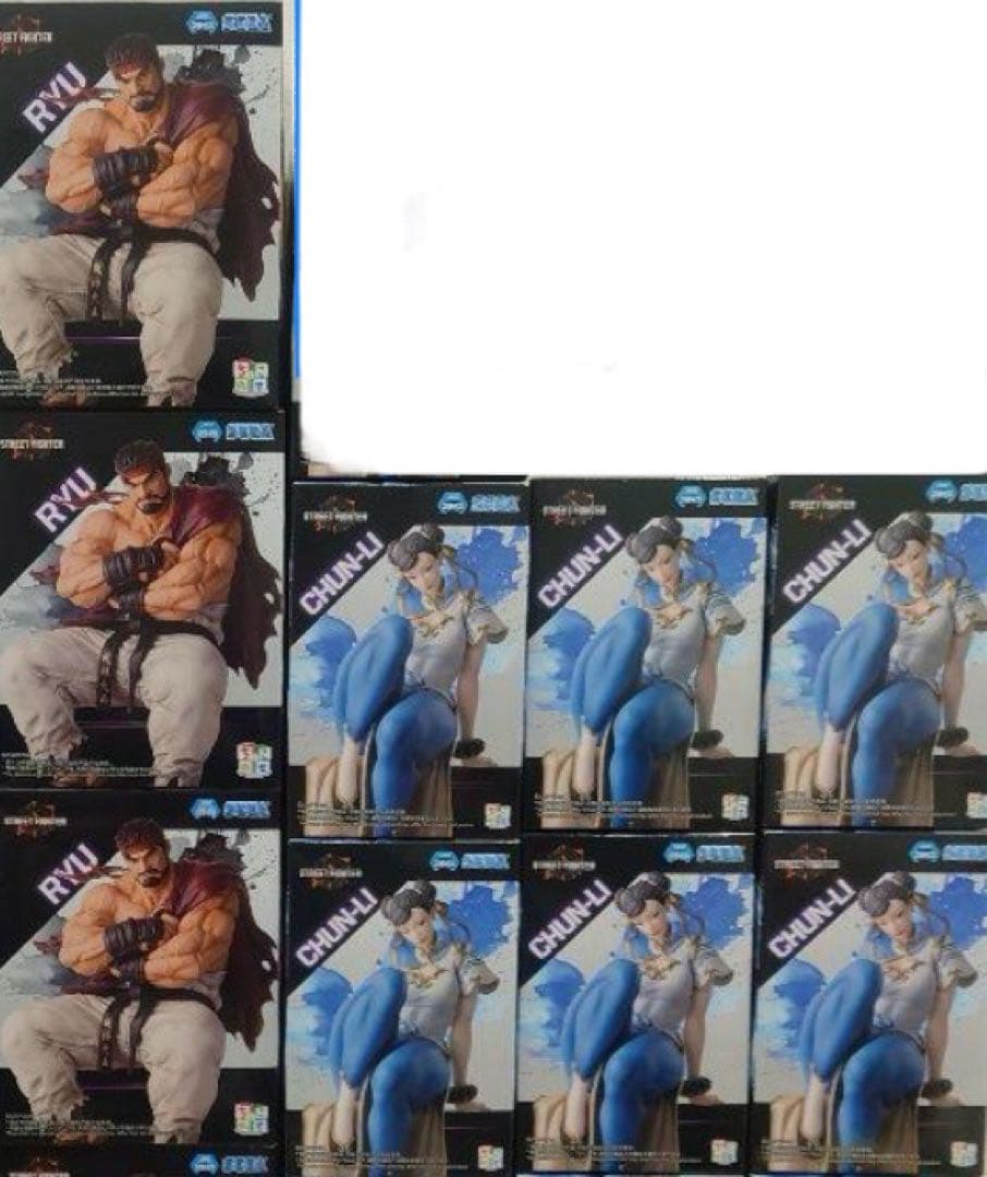 ストリートファイター6 ちょこのせ プレミアムフィギュア 春麗 リュウ9個セット