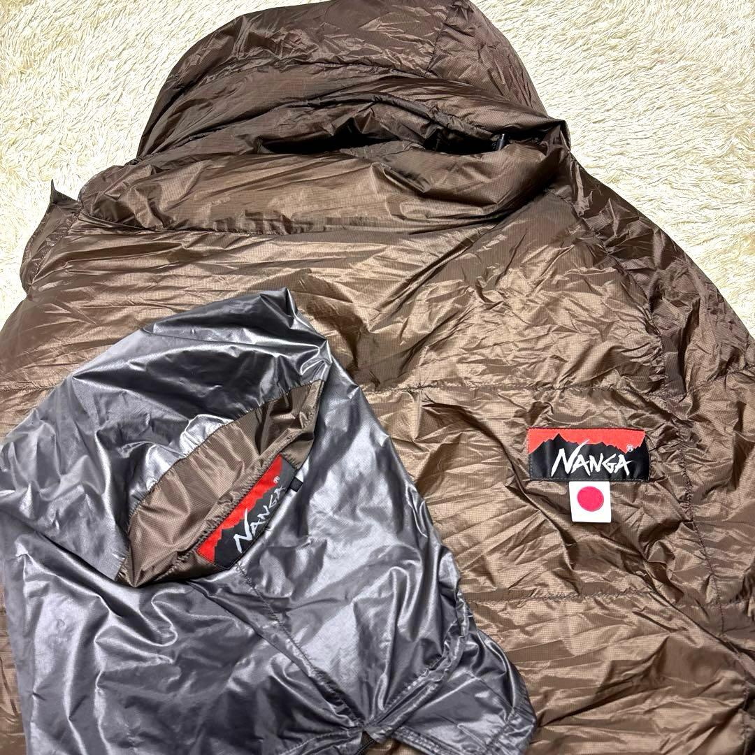 ナンガ オーロラテックスライト900DX レギュラー ブラウン ダウン シュラフ