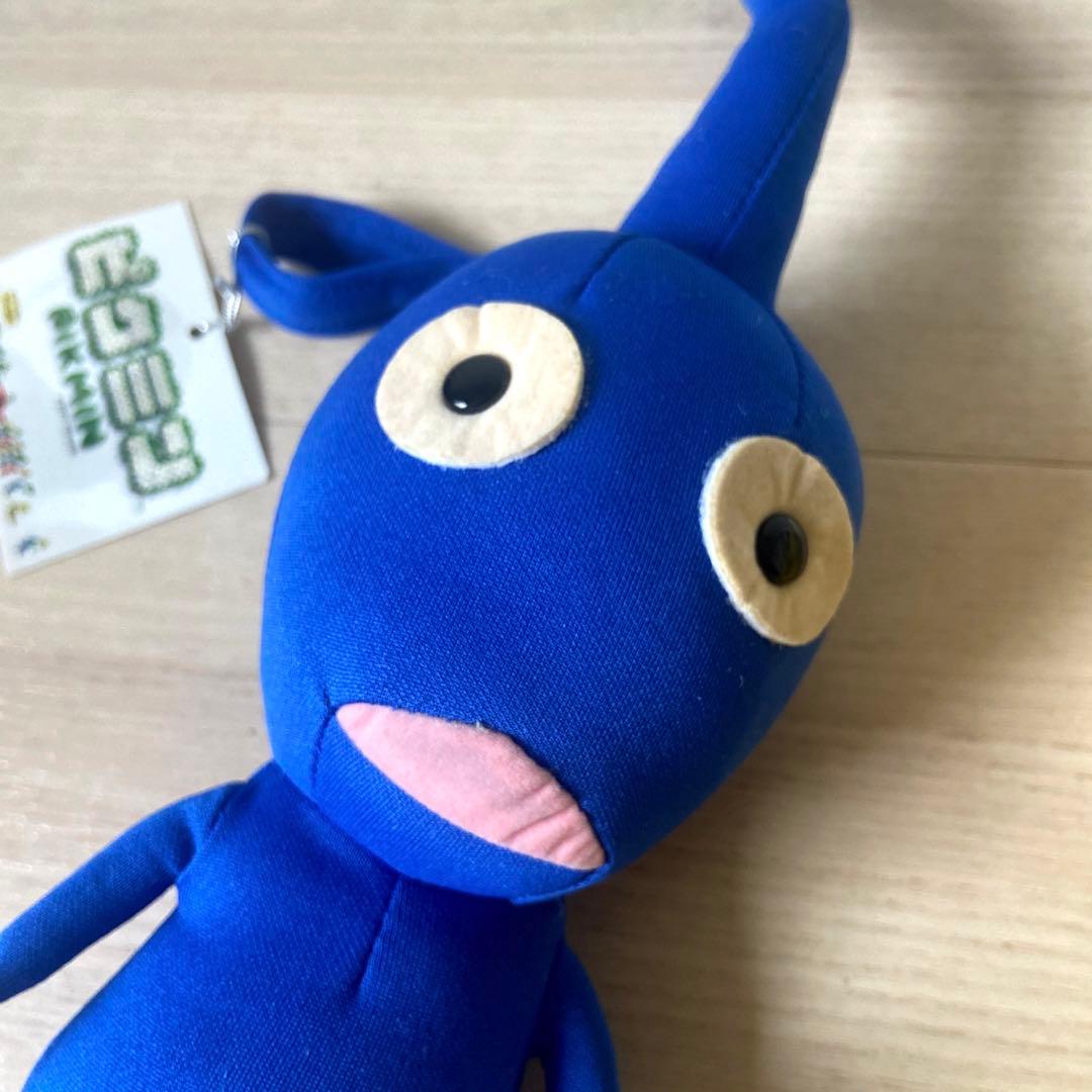 青ピクミン黄ピクミン　ぬいぐるみポーチ　平成レトロ　当時オオイケ　希少レア