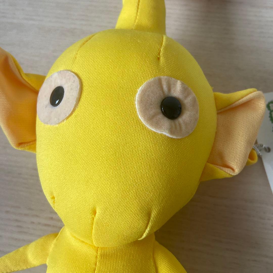 青ピクミン黄ピクミン　ぬいぐるみポーチ　平成レトロ　当時オオイケ　希少レア