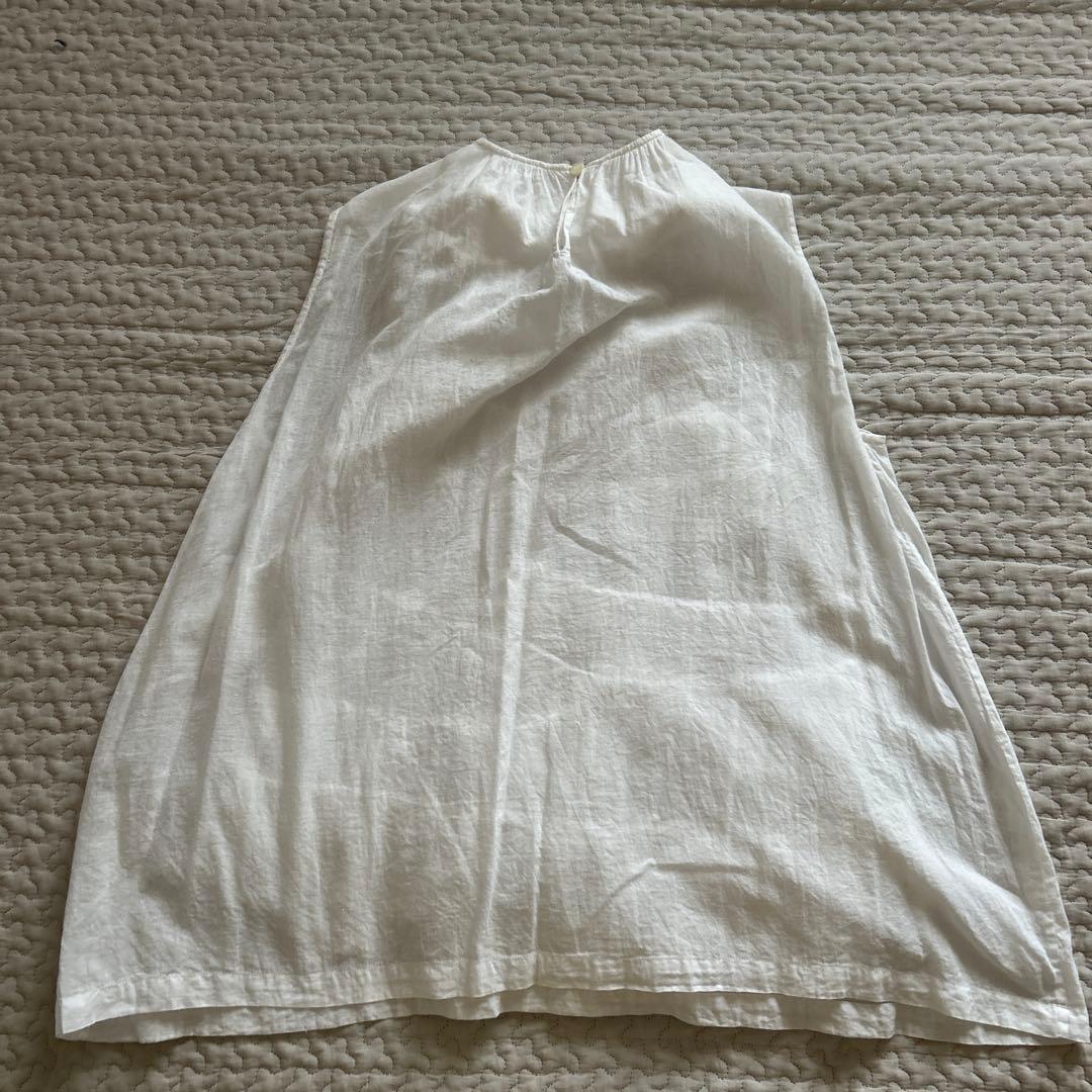 45R カディコットン　フリル　ブラウス