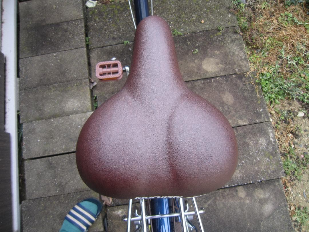 【極上】手渡限定 Marushi ママチャリ インクブルーBL21M 24型